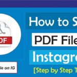 ¿Cómo puedo publicar un PDF en Instagram?