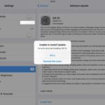 Ios 10 2 1. Por qué no se instala en mi Ipad