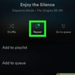 Spotify iPhone cómo hacer un bucle de una canción