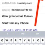 ¿Cuál es la mejor manera de responder a un correo electrónico del iPhone?