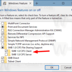 Windows 10: ¿Cómo activo el Smb1?