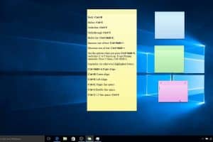 ¿Necesito notas adhesivas para mi ordenador con Windows 10?