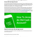 ¿Cómo puedo acceder a una cuenta antigua de Cash App?