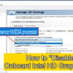 Cómo desactivar los gráficos Intel Hd y activar Nvidia en Windows 10