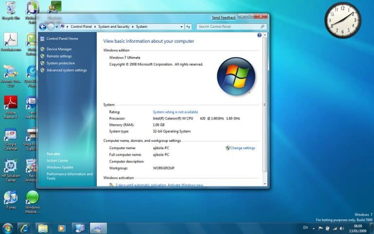 How can I find out my computer's specifications in Windows 7? - Mundobytes