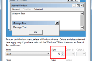 Windows 7: ¿Cómo puedo ajustar el tamaño de los iconos?