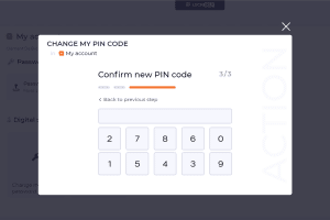 ¿cambiar el código PIN del software Money?