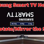 ¿girar la pantalla de un televisor Samsung?