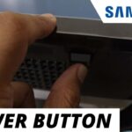 ¿Dónde está el botón de instalación del televisor Samsung Body?