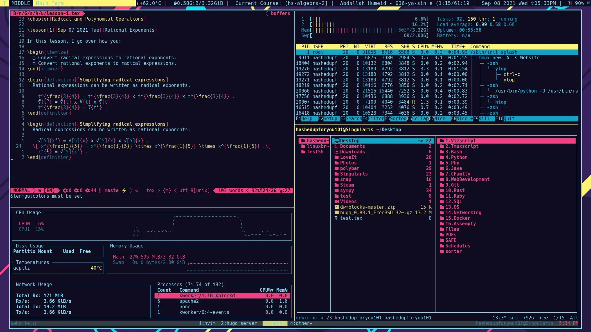 qué es Tmux