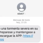 Alerta de estafa: SMS falsos de la AEMET advierten de tormentas severas