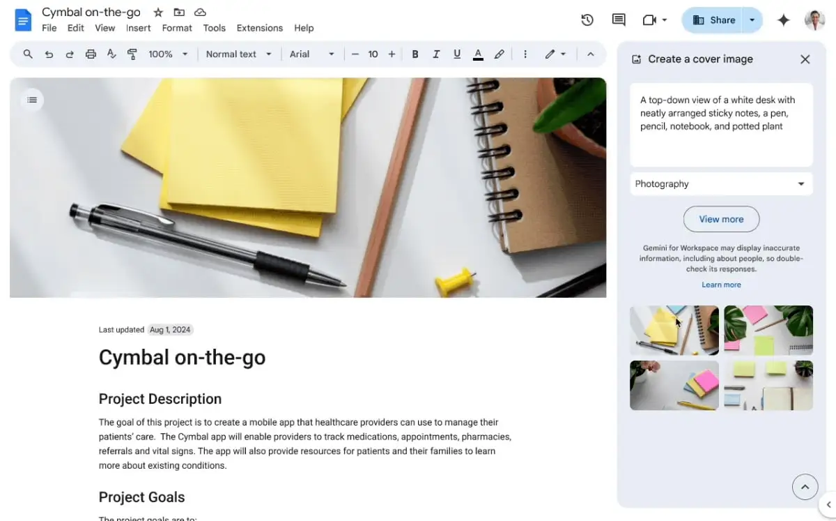 Google Imagen 3 Gemini IA Google Docs