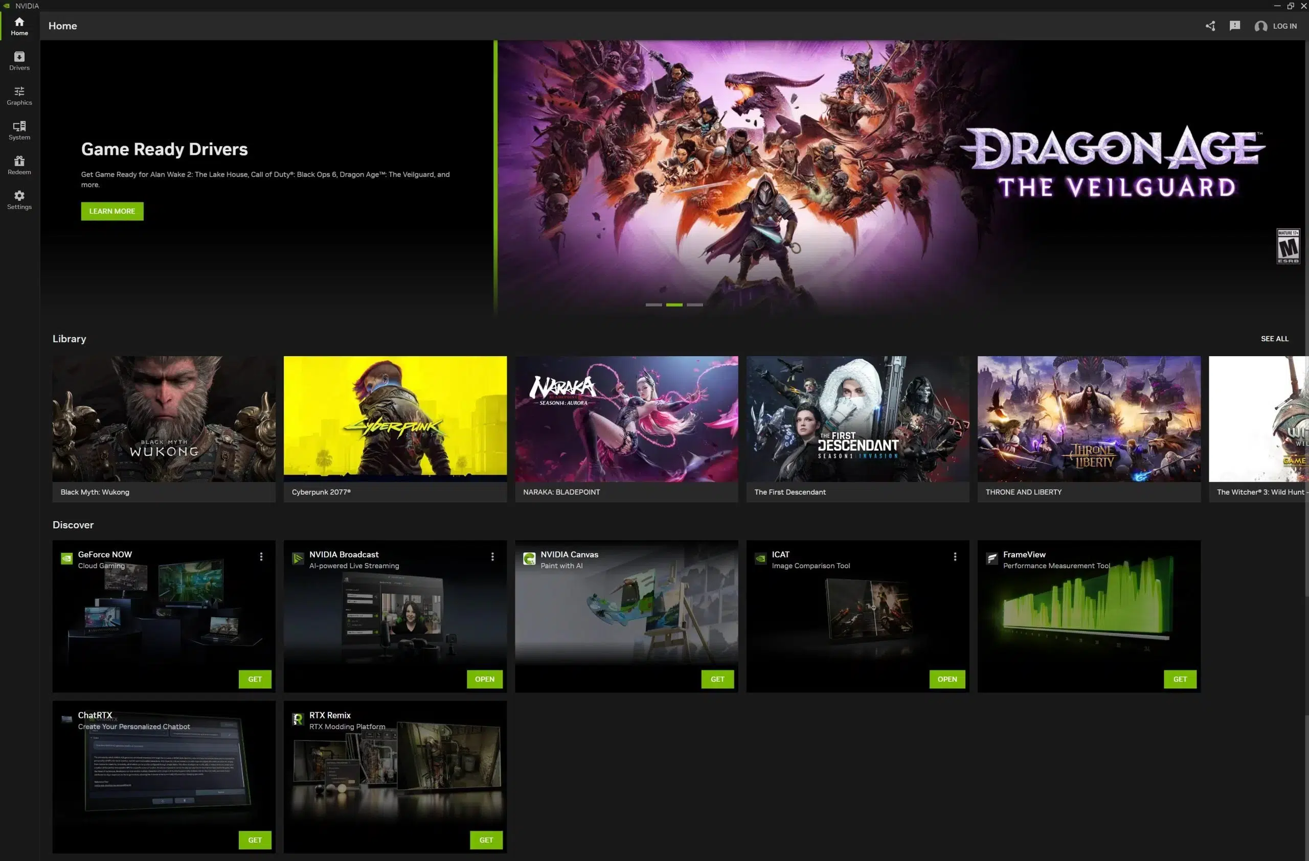 nvidia app