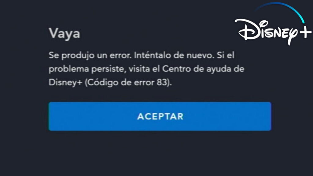 Fehlercode 83 Disney Plus Amazon Fire Stick Cómo solucionar el código de error 83 de Disney Plus