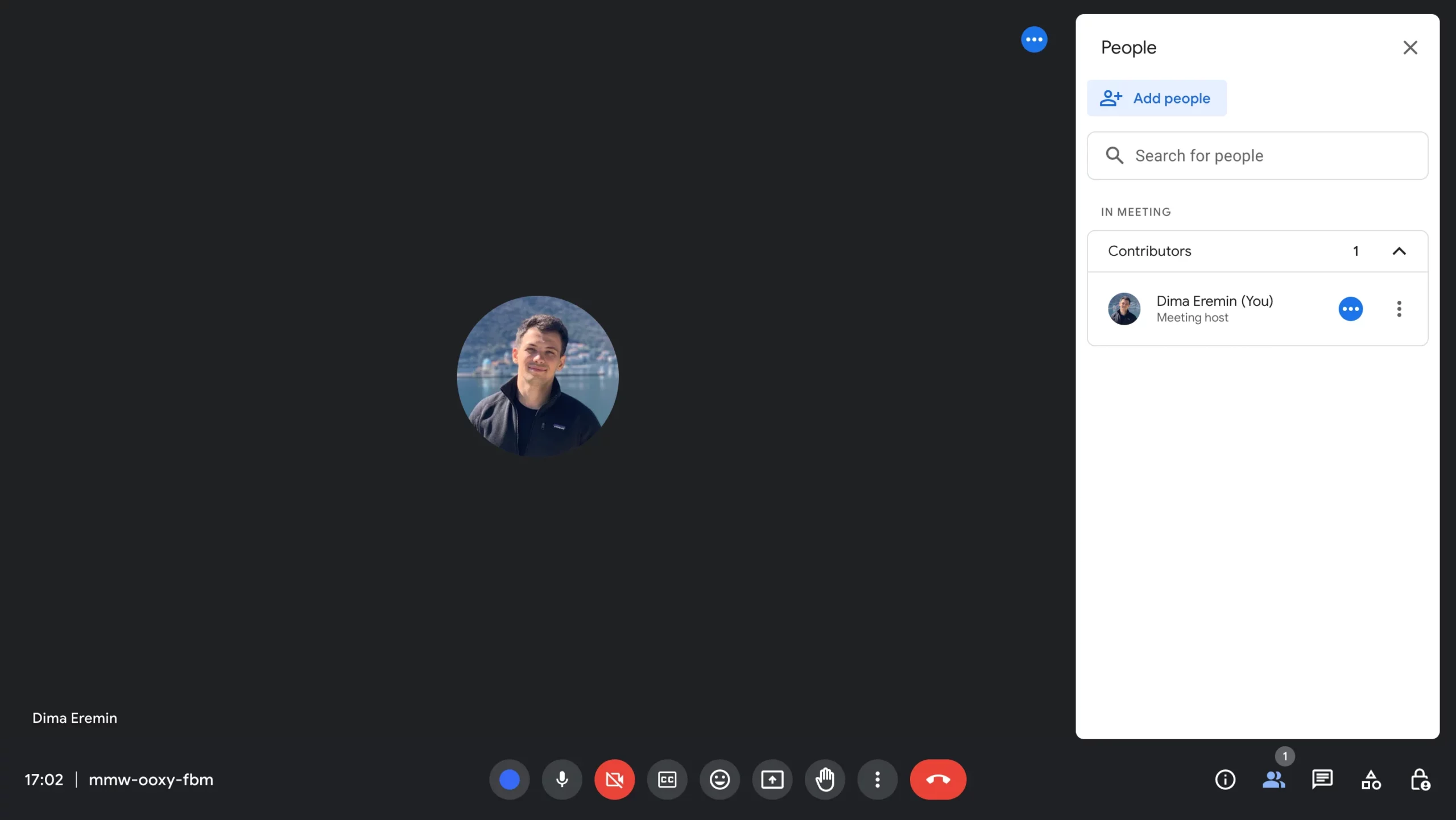 Google Meet historial en calendario