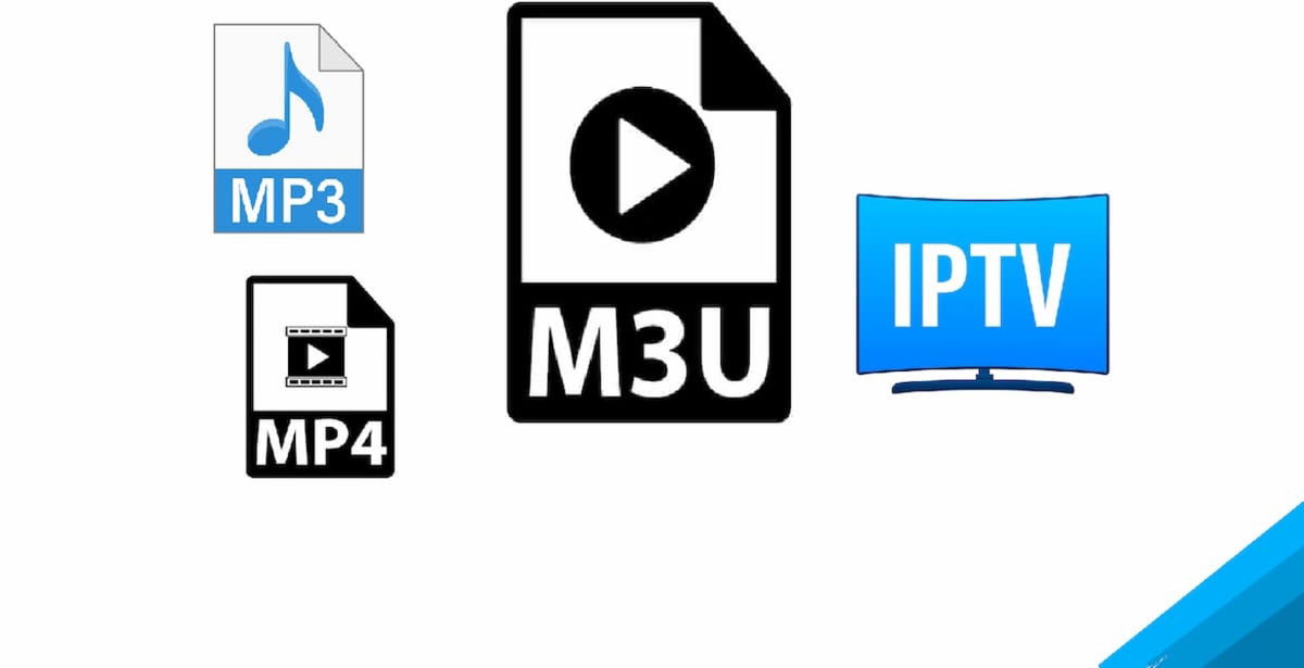 Reproductor VLC abriendo un archivo M3U