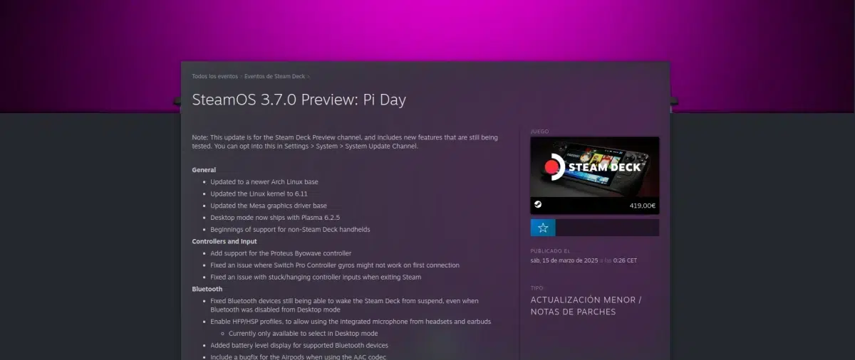 Gaming en SteamOS