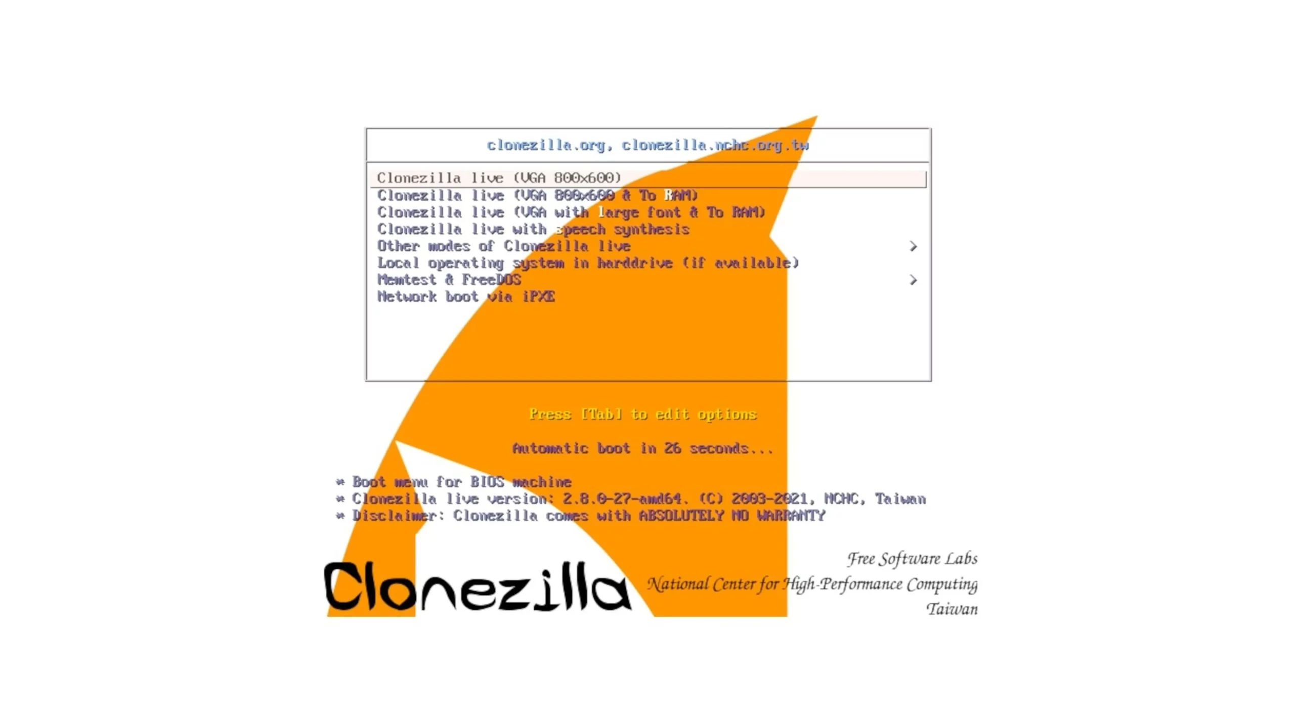 clonezilla