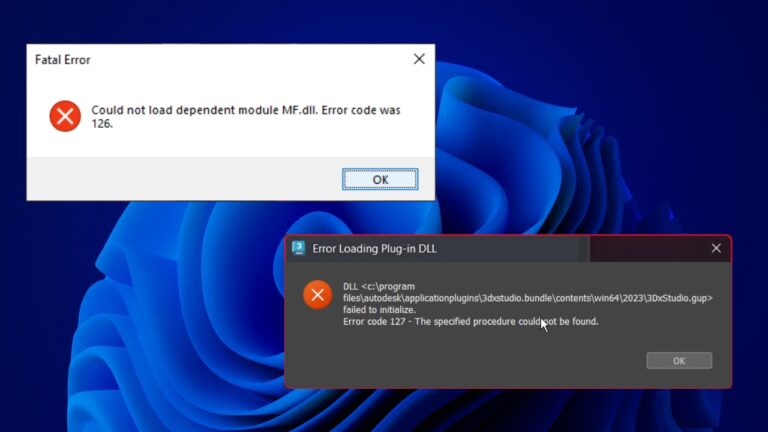 Solução completa para erros de DLL 126 e 127 no Windows