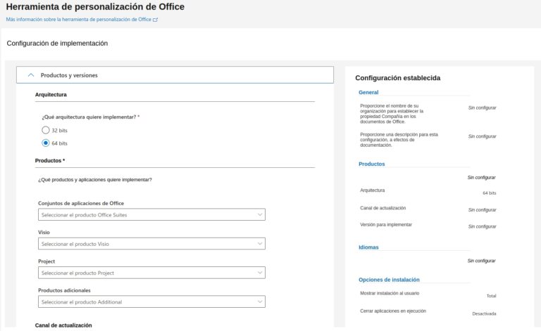 How to use the Office Customization Tool