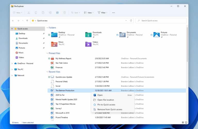How to Pin Folders to Quick Access in Windows 11 (Step-by-Step Guide)