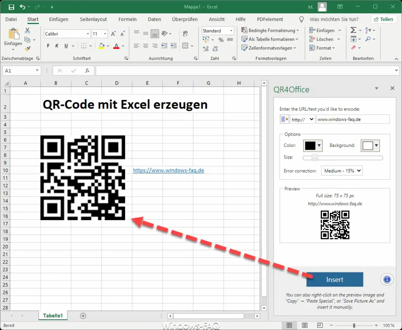 excel qr