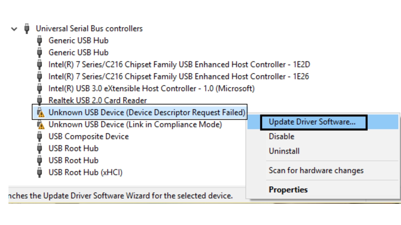 code 1 error windows