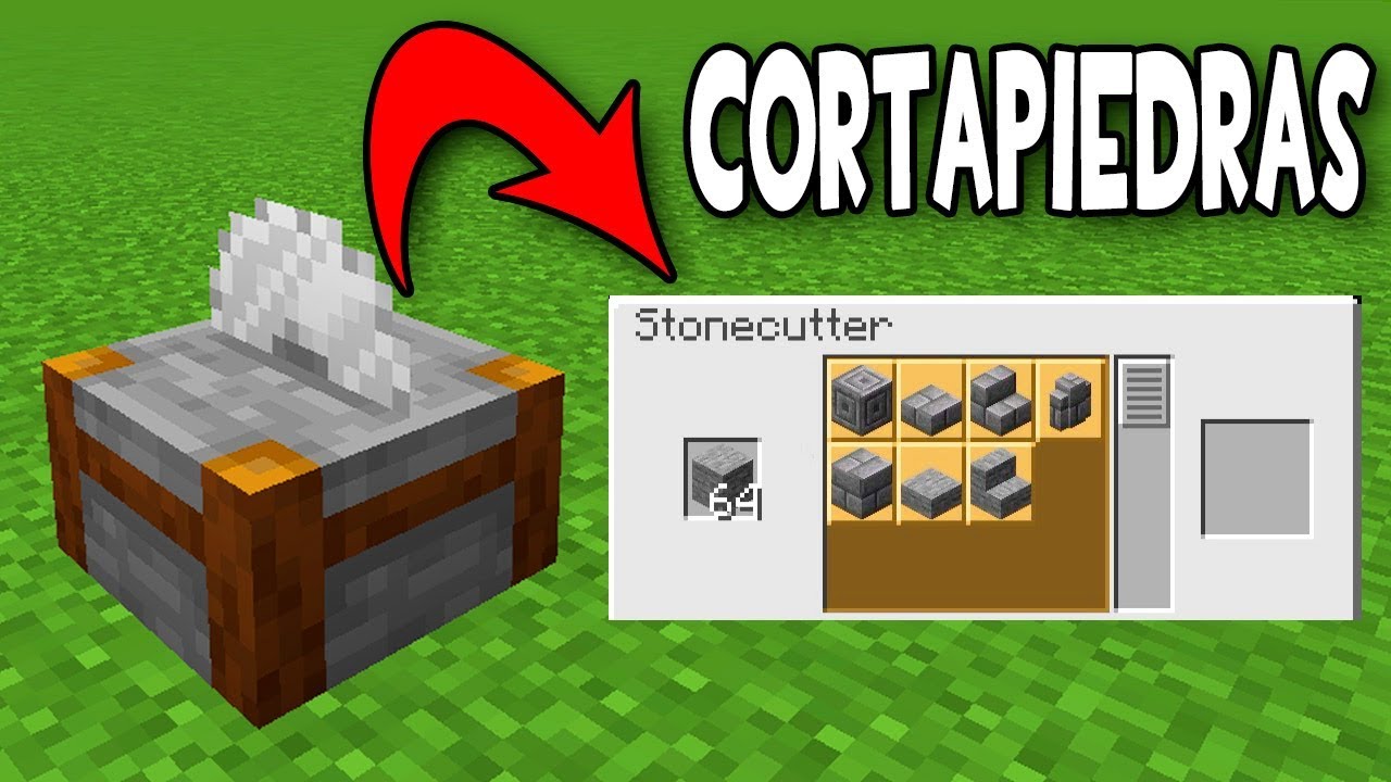 minecraft craftear cortapiedras