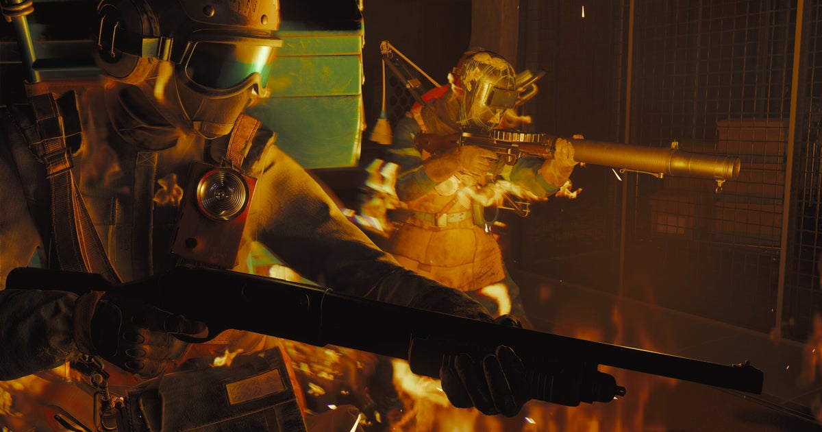 Agentes luchando en FBC Firebreak