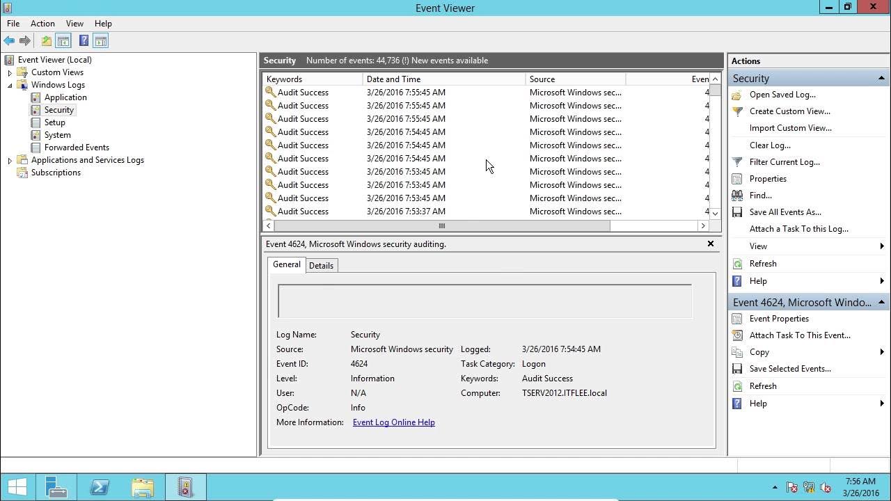 SIEM logs