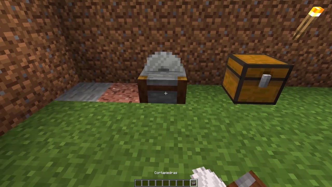 cortapiedras minecraft