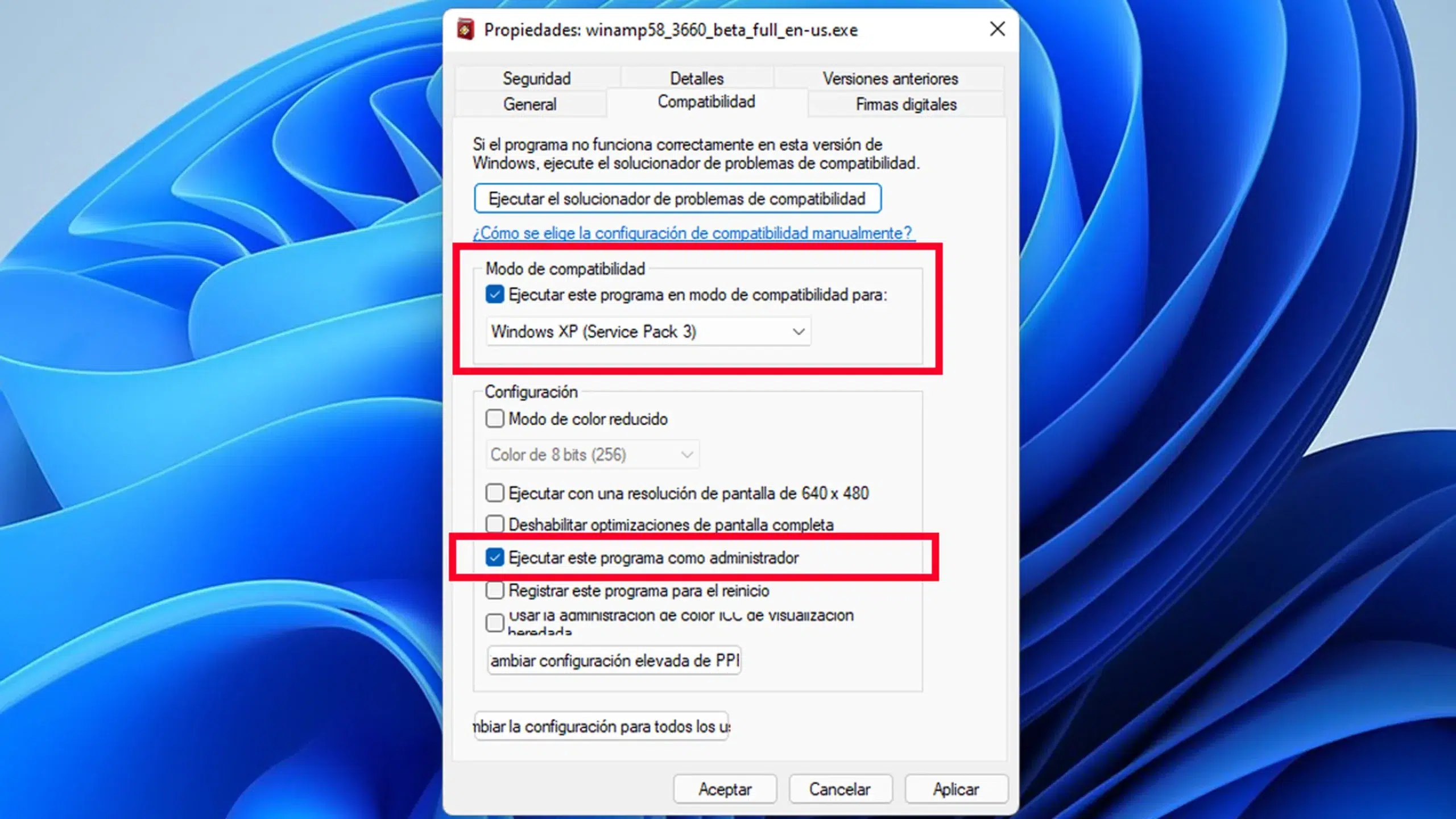 modo compatibilidad
