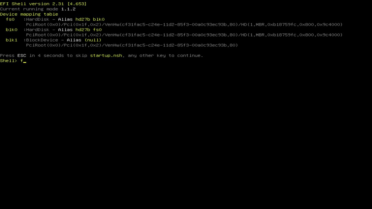 uefi shell