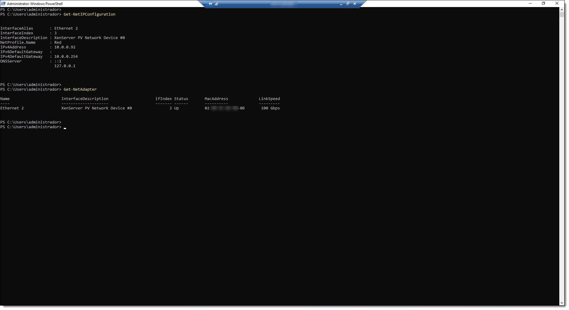 Asignar IP estática desde CMD o PowerShell