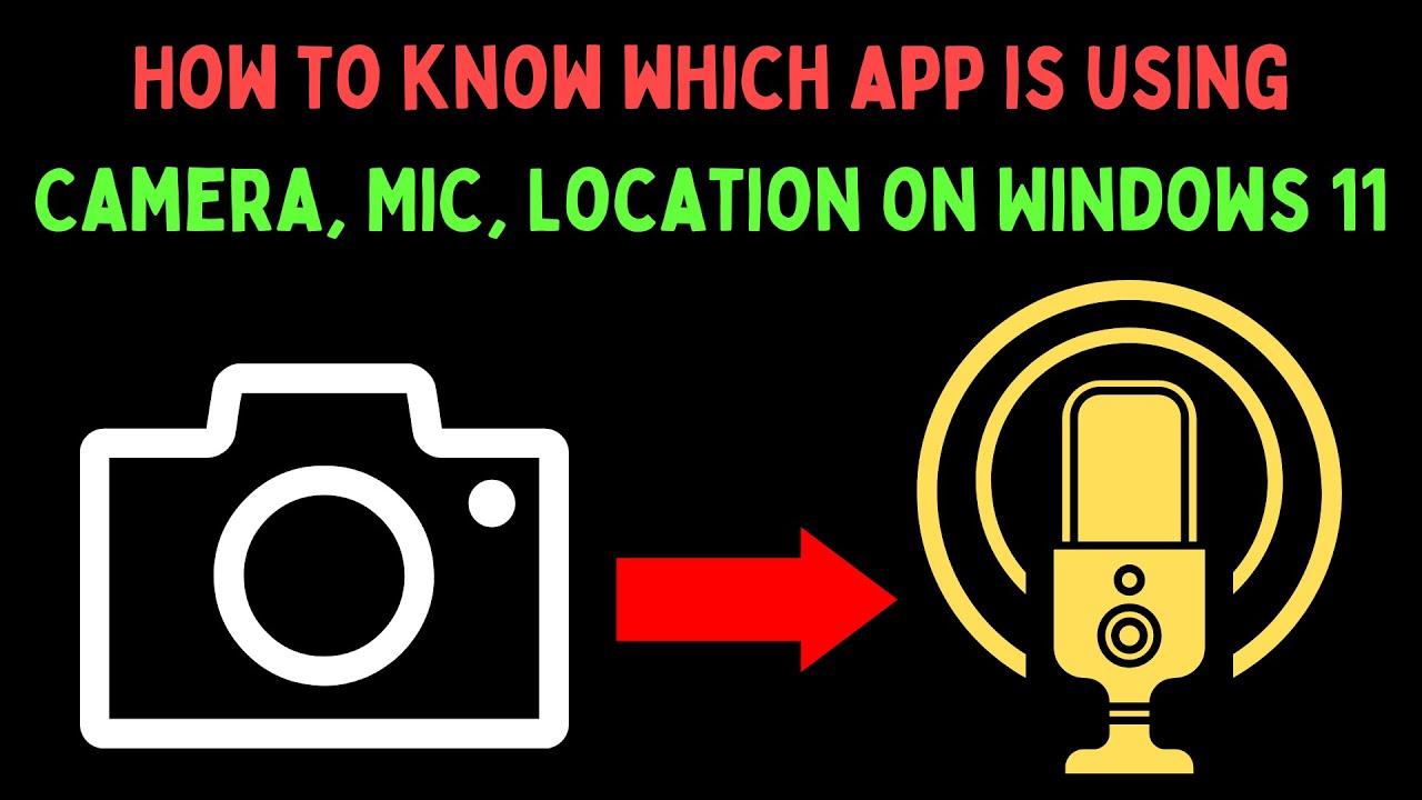 apps con acceso a cámara, micrófono o ubicación en Windows 11
