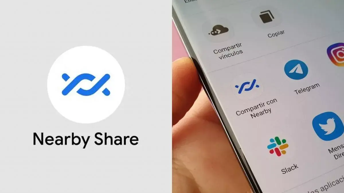 Comparte archivos entre móvil y PC usando Nearby Share