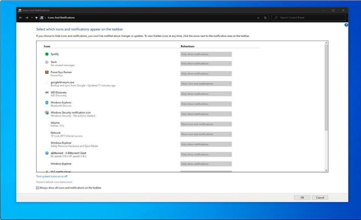 Opciones avanzadas Default Programs Windows