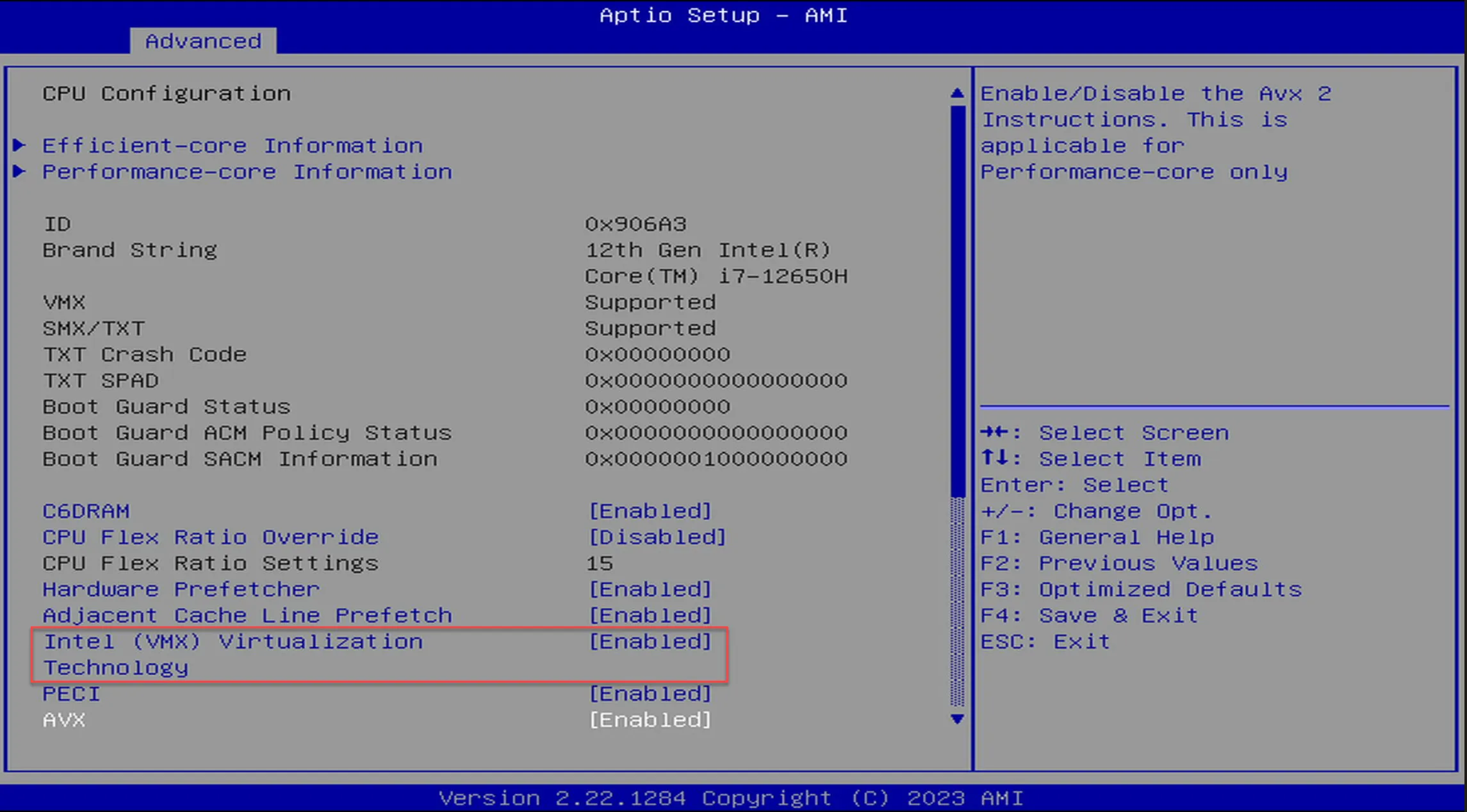 BIOS virtualización