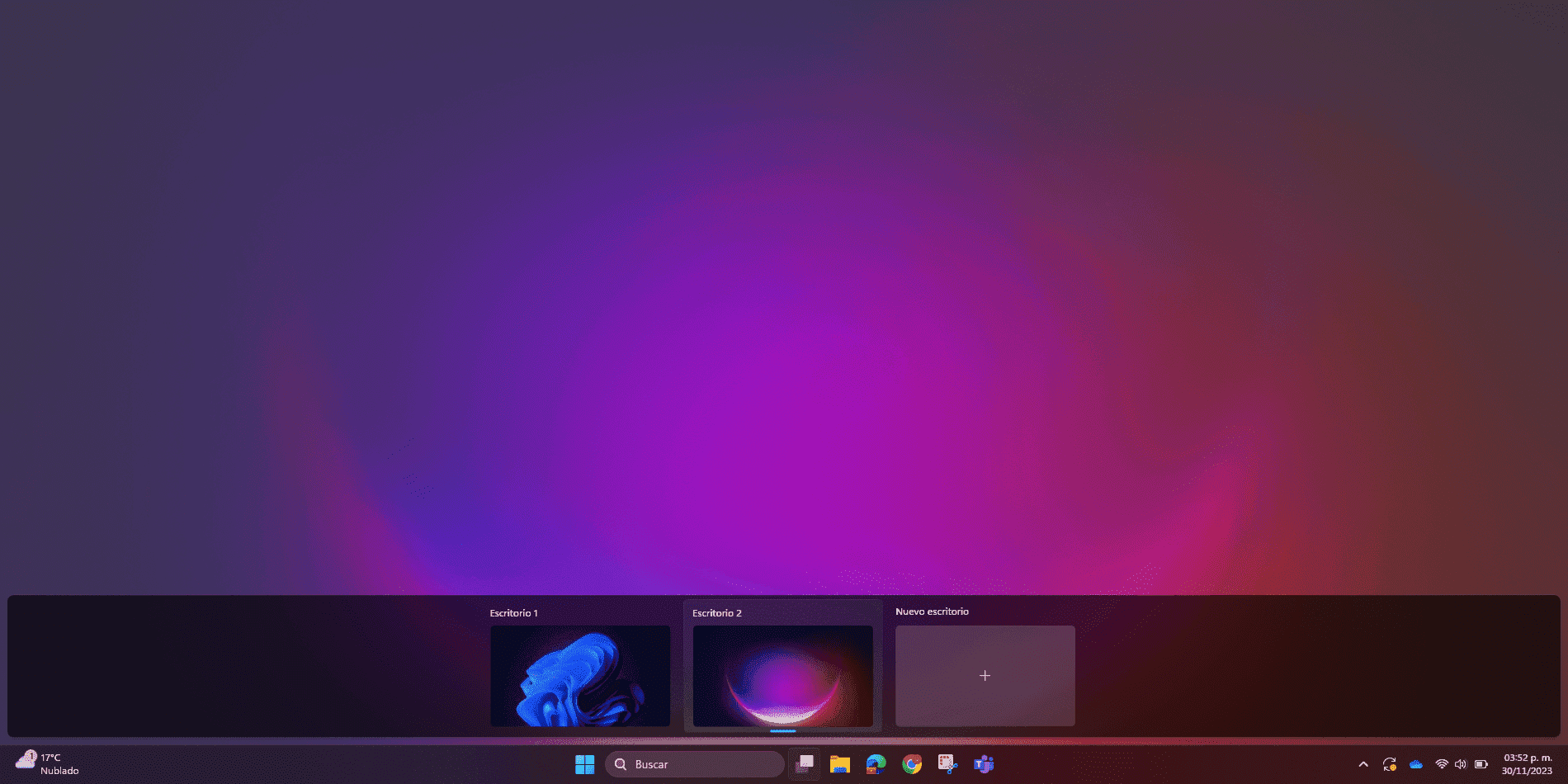 gestionar escritorios virtuales en Windows 11