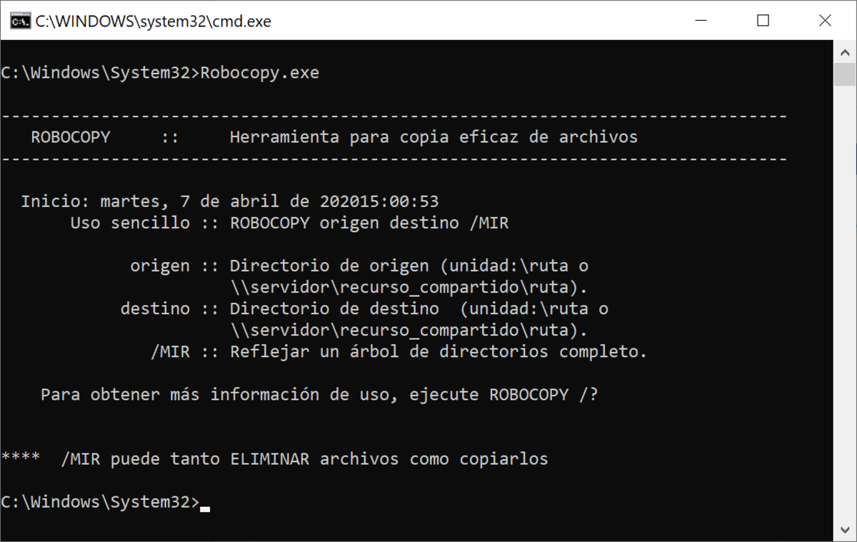 robocopy