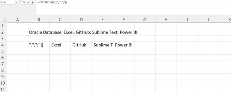 Complete guide to the TEXTSPLIT function in Excel: split text easily