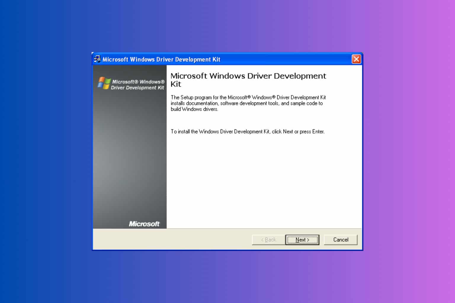 Windows Driver Kit