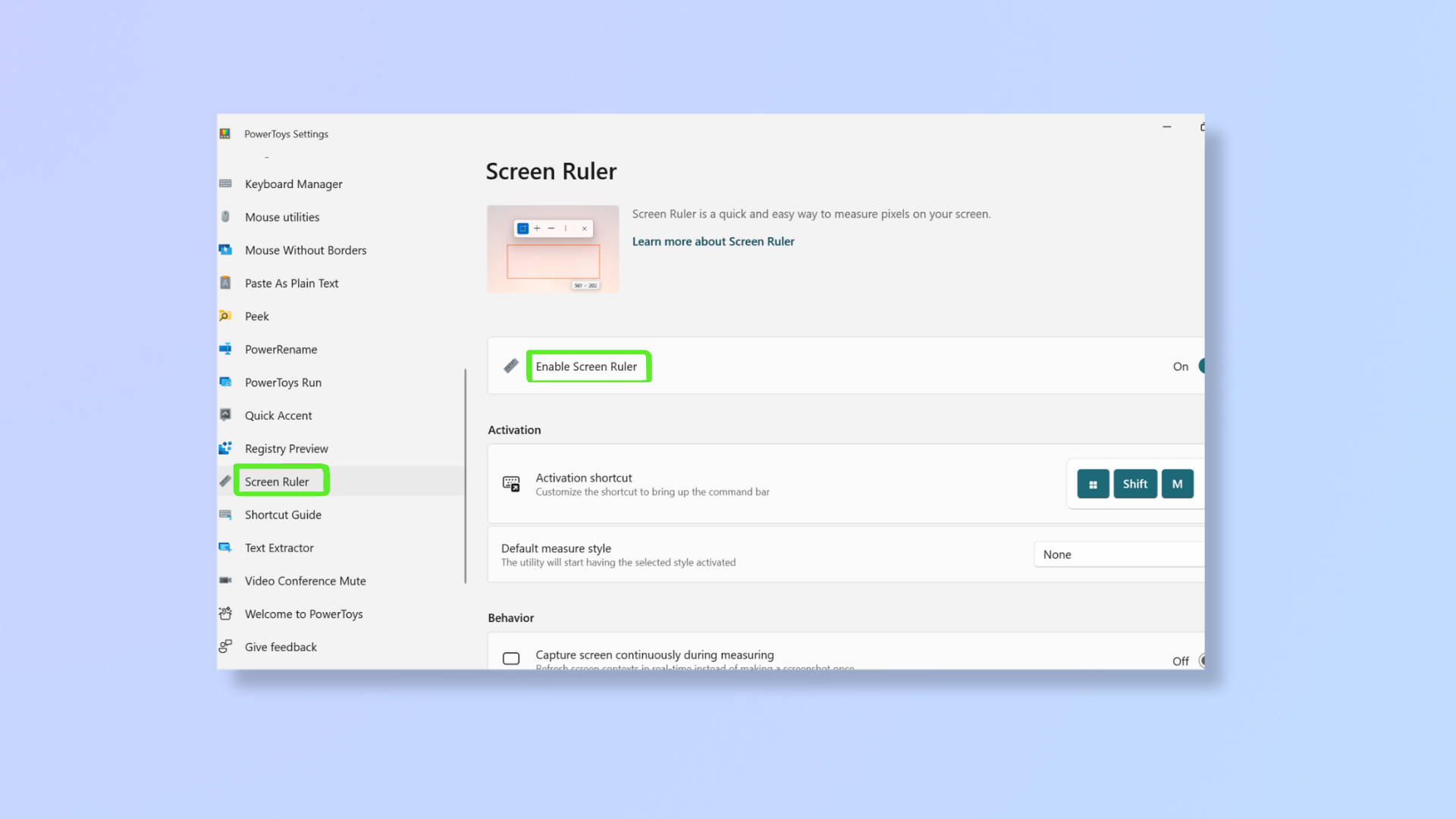 Medir pantalla con Screen Ruler en Windows 11