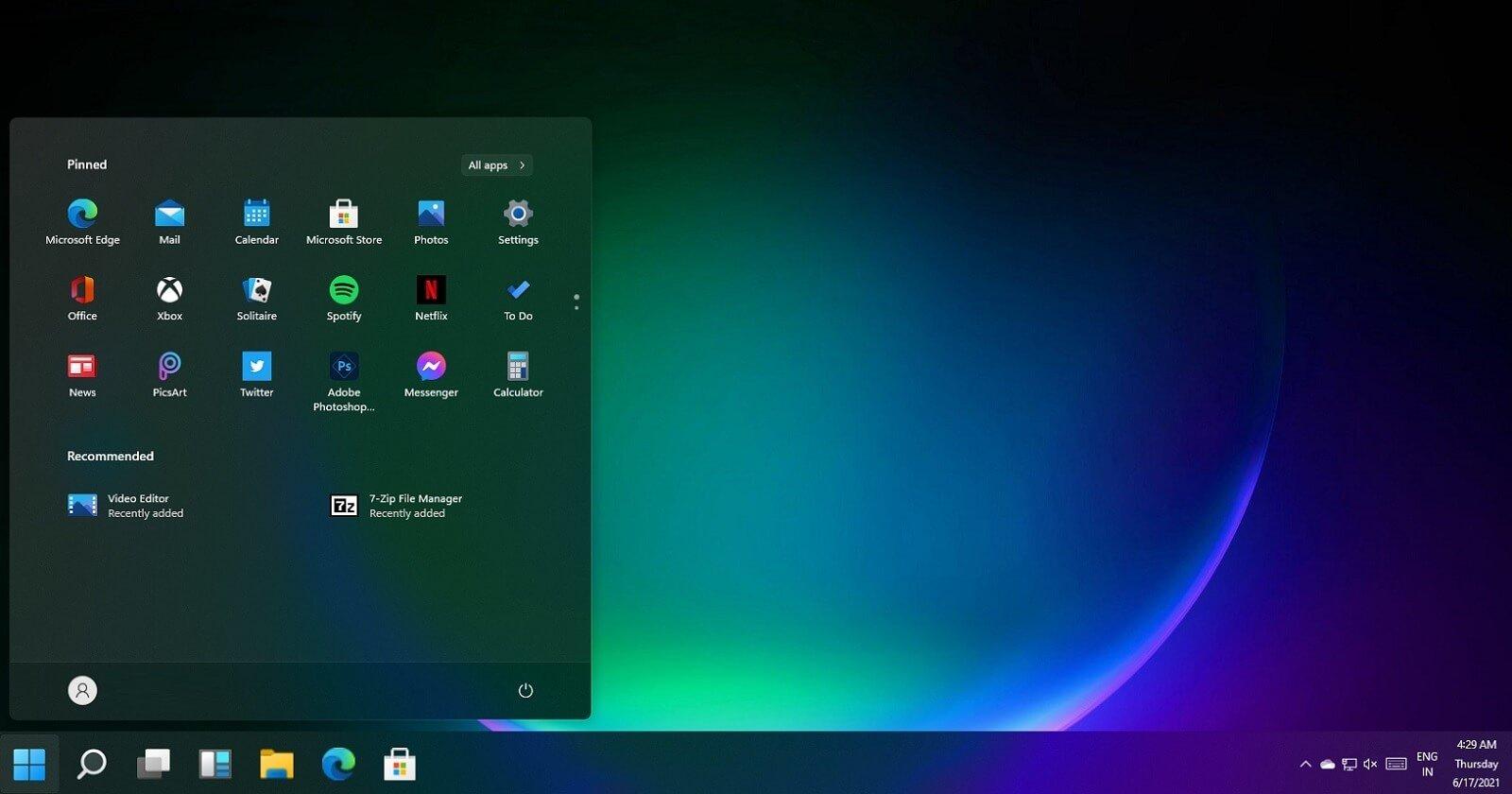 Pantalla inicial de TaskbarX Configurator