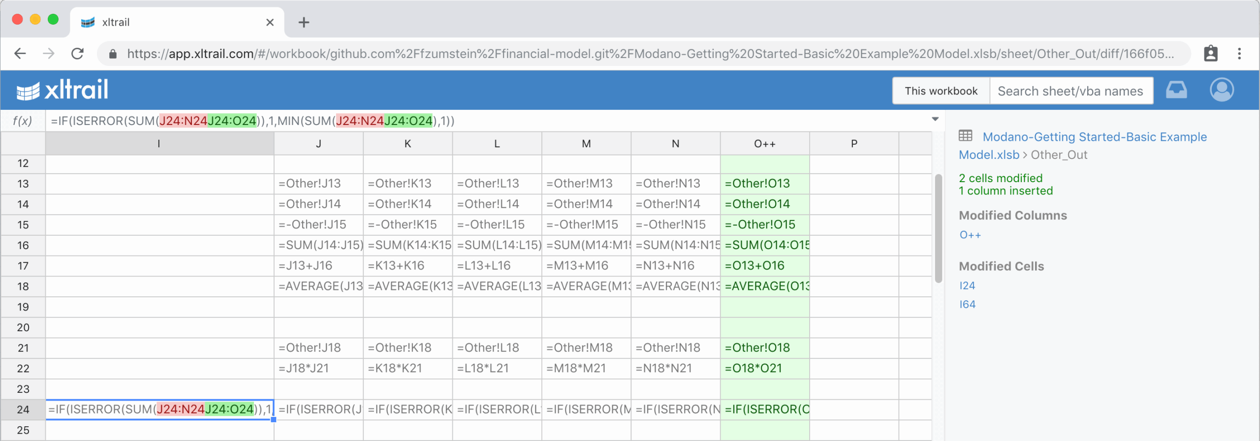 control versiones excel