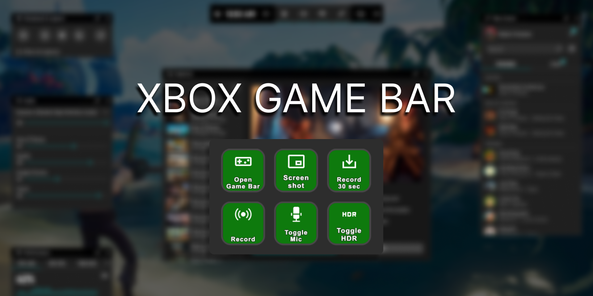 xbox game bar