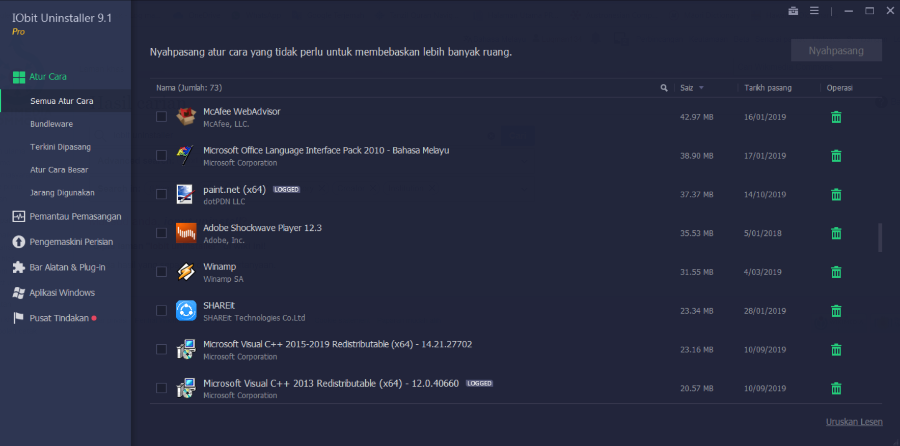 iobit uninstaller
