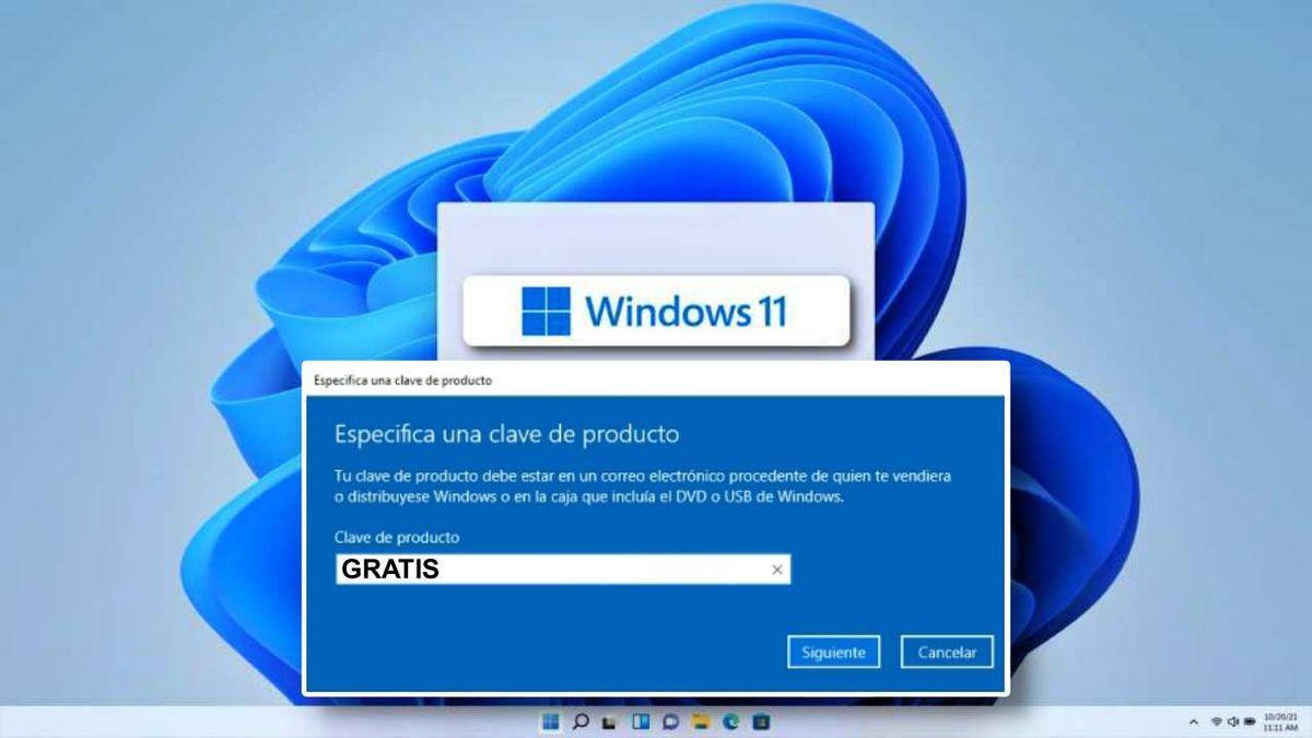 Cómo instalar claves genéricas Windows 11