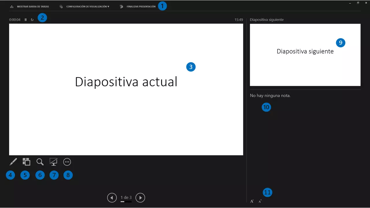 modo moderador de powerpoint