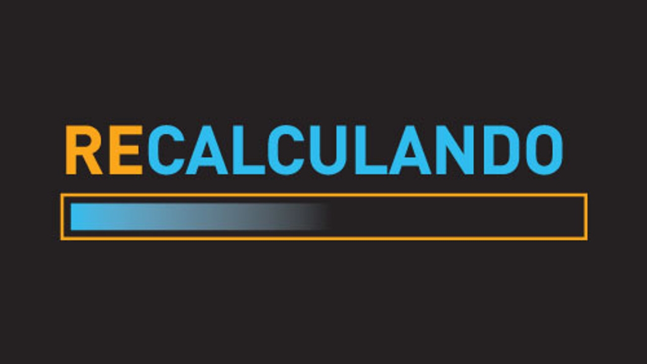 recalculando excel